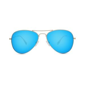Brand New Blue Diffeyewear Aviator